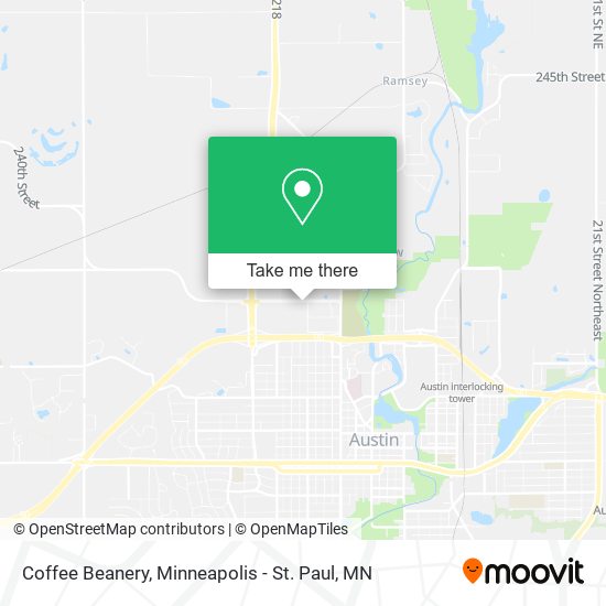 Coffee Beanery map