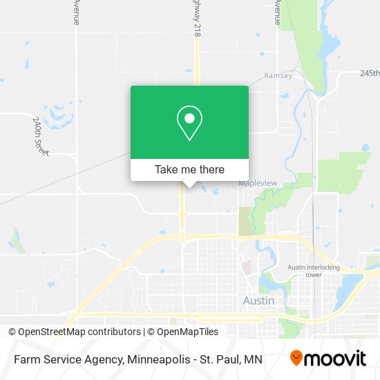 Farm Service Agency map