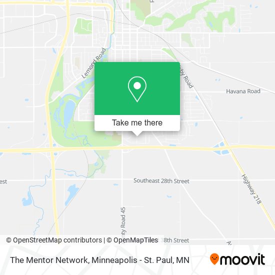 Mapa de The Mentor Network