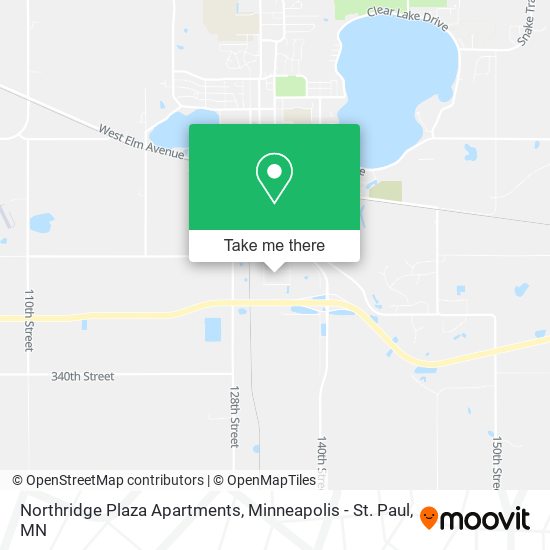 Northridge Plaza Apartments map