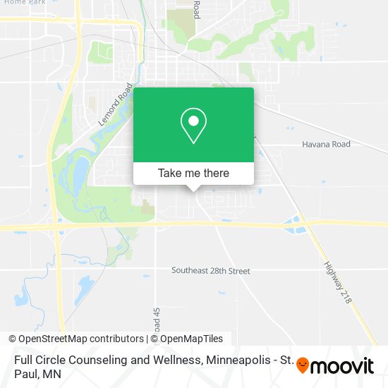 Full Circle Counseling and Wellness map
