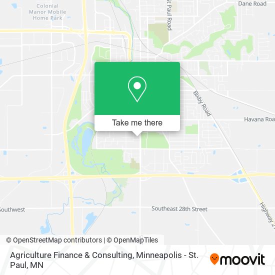 Mapa de Agriculture Finance & Consulting