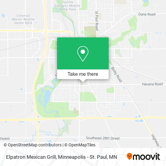 Mapa de Elpatron Mexican Grill
