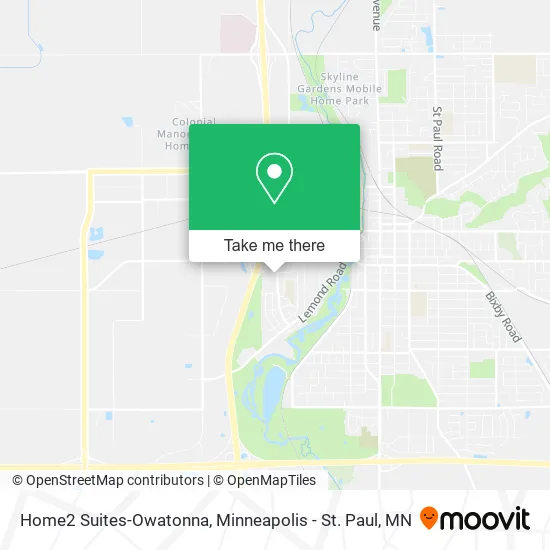 Home2 Suites-Owatonna map