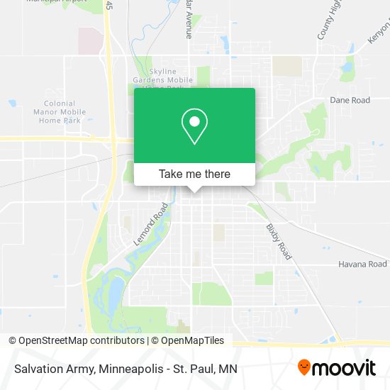 Salvation Army map