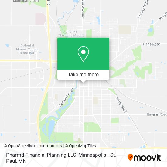 Pharmd Financial Planning LLC map