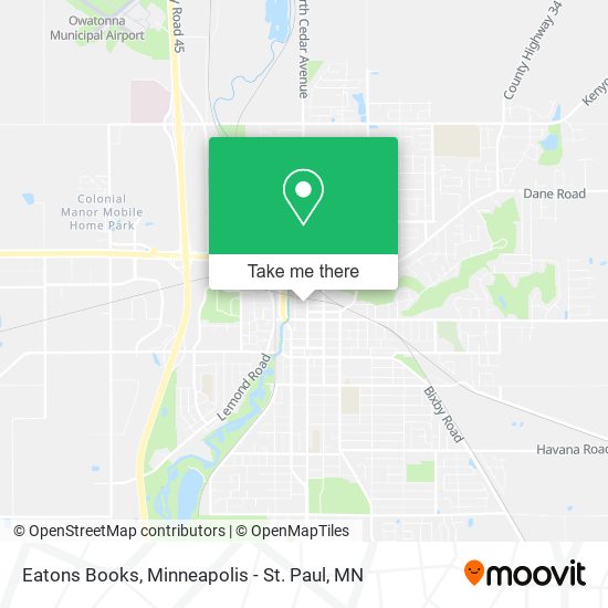 Mapa de Eatons Books