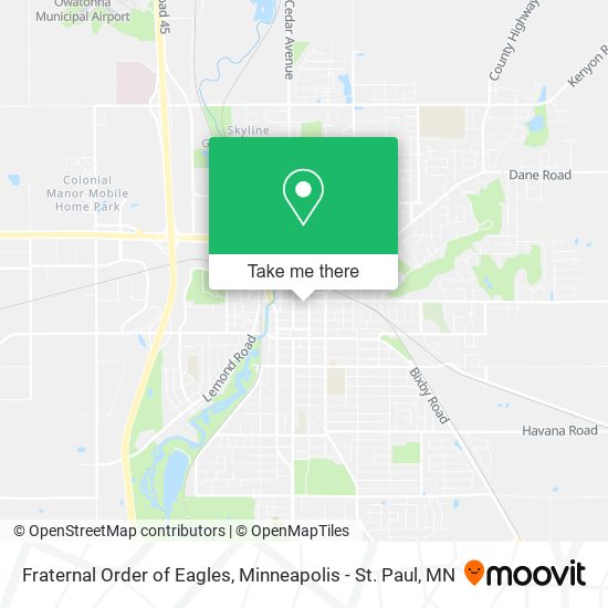 Mapa de Fraternal Order of Eagles