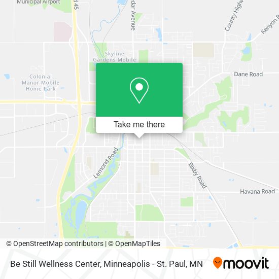 Be Still Wellness Center map