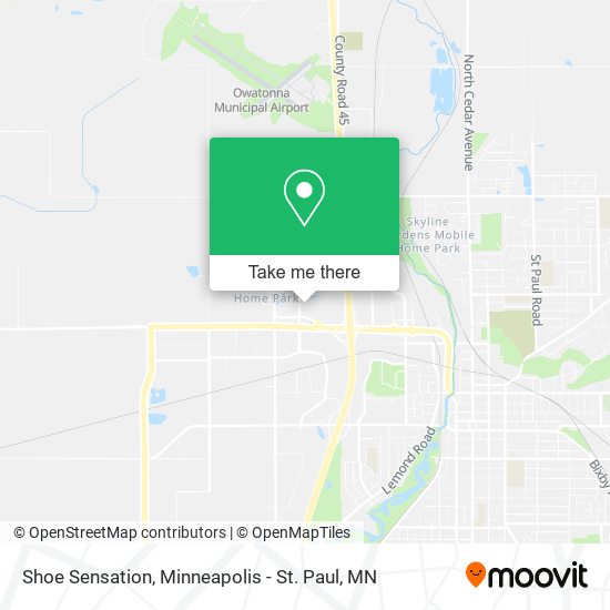 Shoe Sensation map