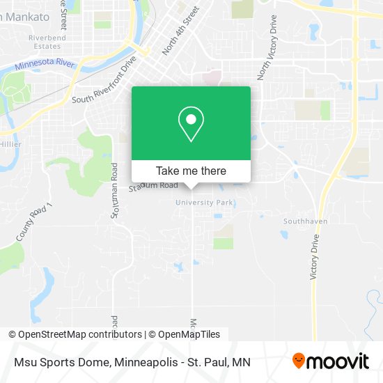 Msu Sports Dome map