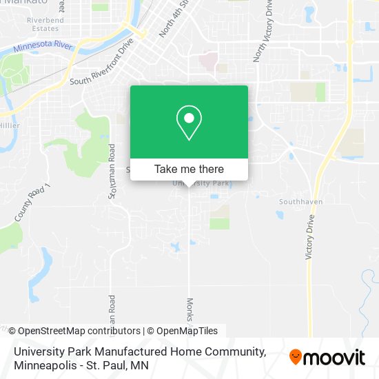 University Park Manufactured Home Community map