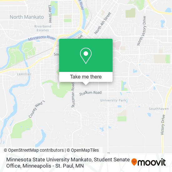 Minnesota State University Mankato, Student Senate Office map