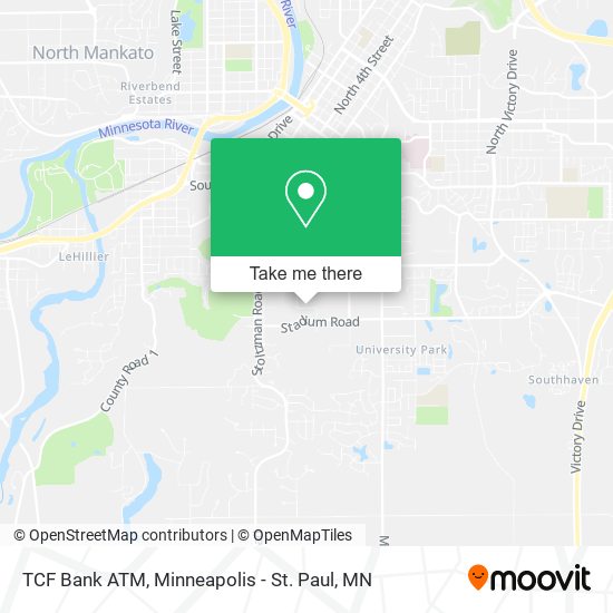 Mapa de TCF Bank ATM