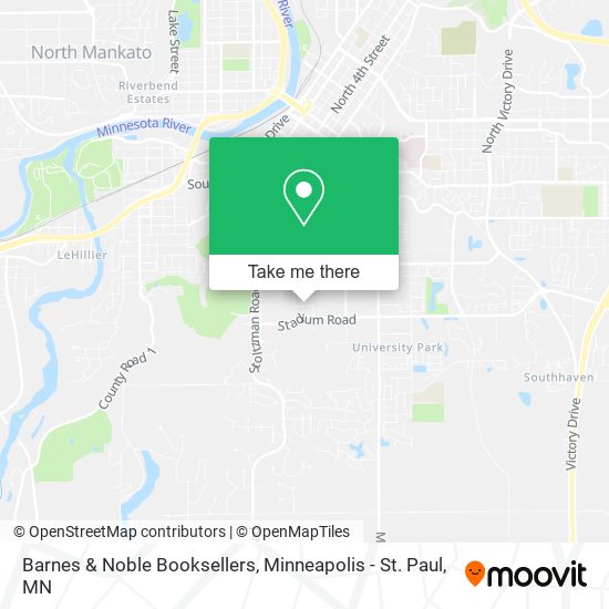 Mapa de Barnes & Noble Booksellers