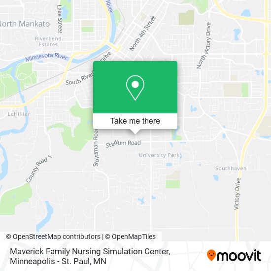 Maverick Family Nursing Simulation Center map