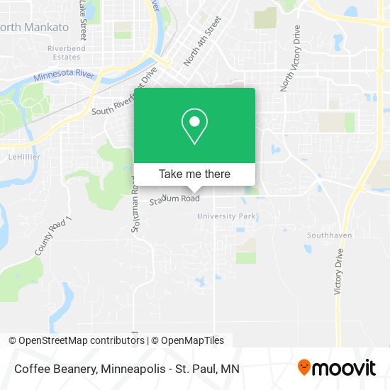Mapa de Coffee Beanery