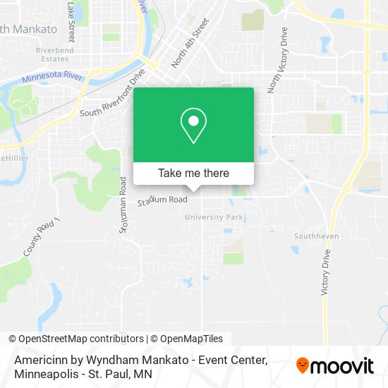 Americinn by Wyndham Mankato - Event Center map