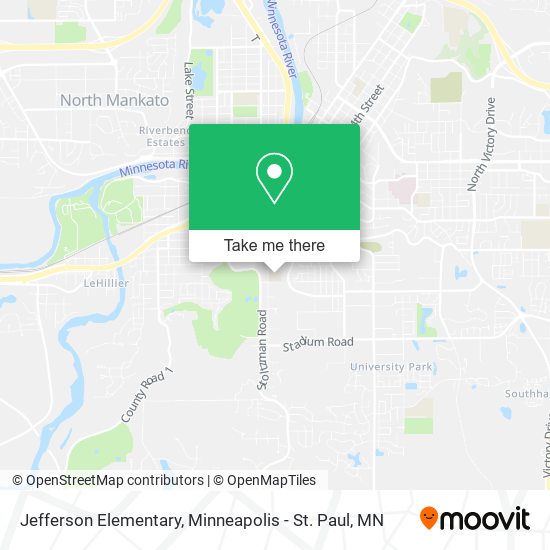 Mapa de Jefferson Elementary