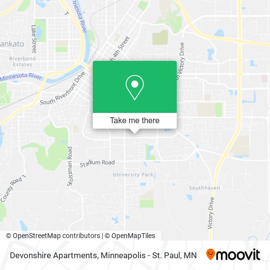 Mapa de Devonshire Apartments