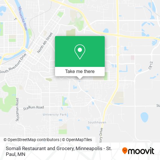 Somali Restaurant and Grocery map