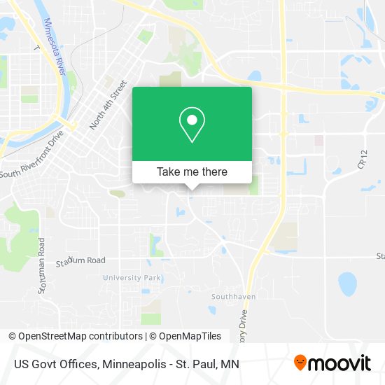 US Govt Offices map