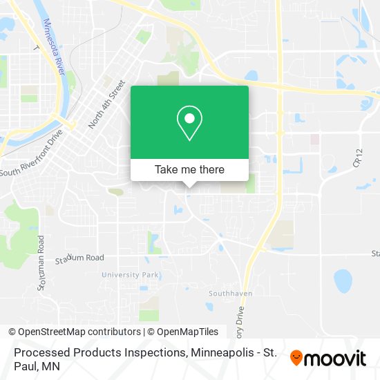 Mapa de Processed Products Inspections