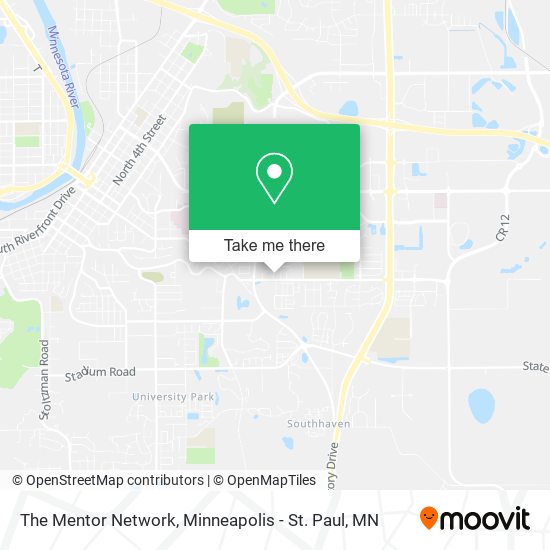 The Mentor Network map