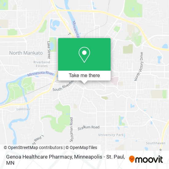 Genoa Healthcare Pharmacy map