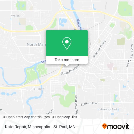 Kato Repair map