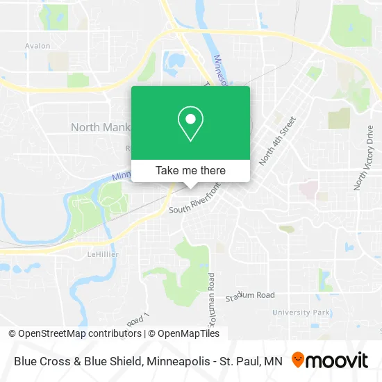 Blue Cross & Blue Shield map