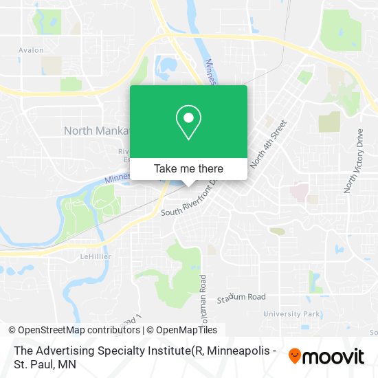 Mapa de The Advertising Specialty Institute