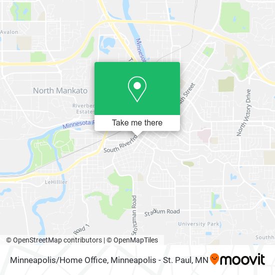Mapa de Minneapolis/Home Office