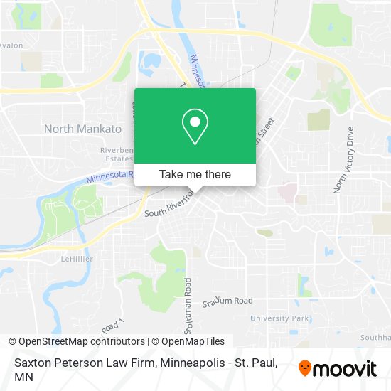 Saxton Peterson Law Firm map