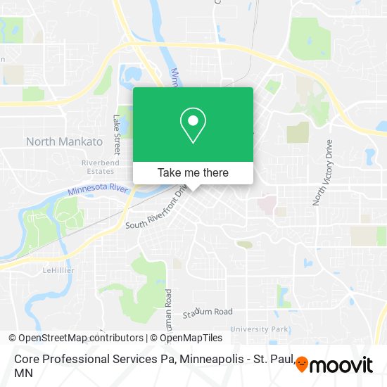 Core Professional Services Pa map