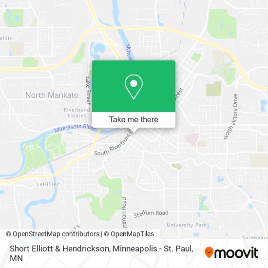 Short Elliott & Hendrickson map