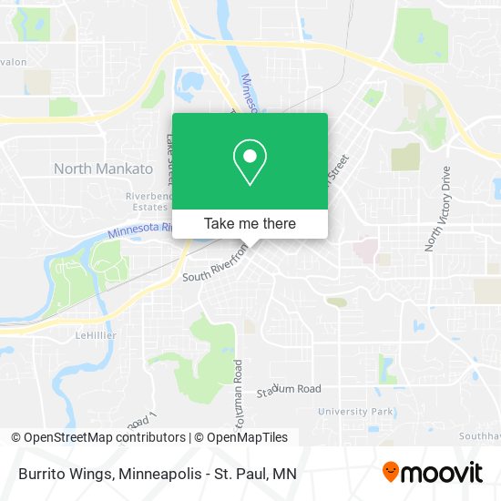 Burrito Wings map