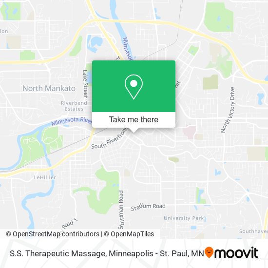S.S. Therapeutic Massage map