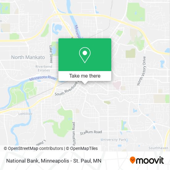 National Bank map