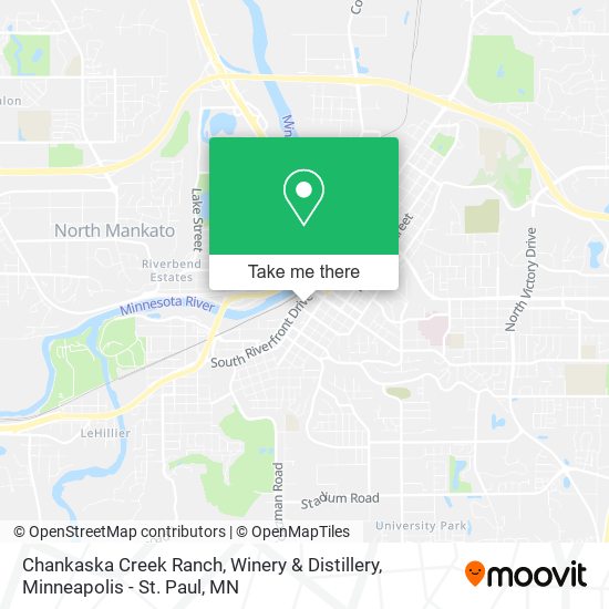 Chankaska Creek Ranch, Winery & Distillery map