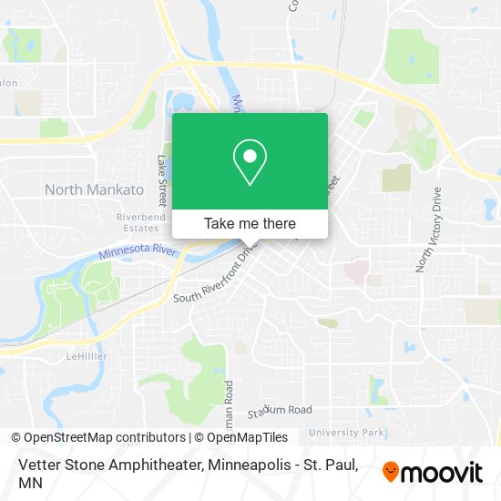 Vetter Stone Amphitheater map