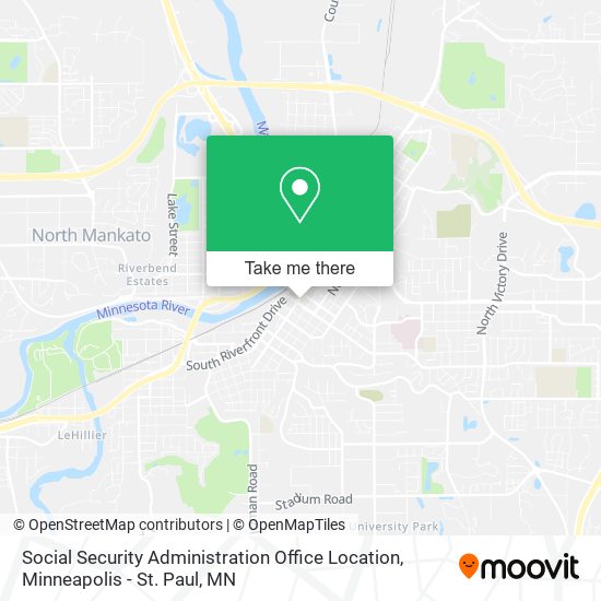 Mapa de Social Security Administration Office Location