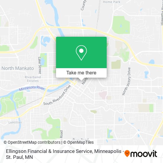 Mapa de Ellingson Financial & Insurance Service
