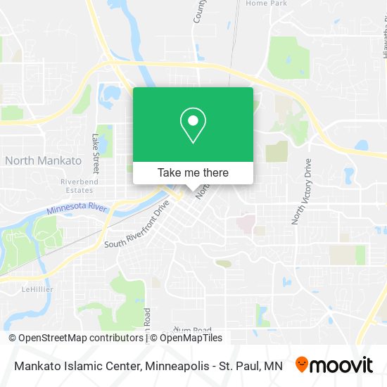 Mapa de Mankato Islamic Center