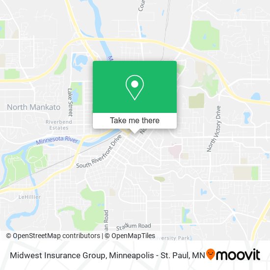 Midwest Insurance Group map