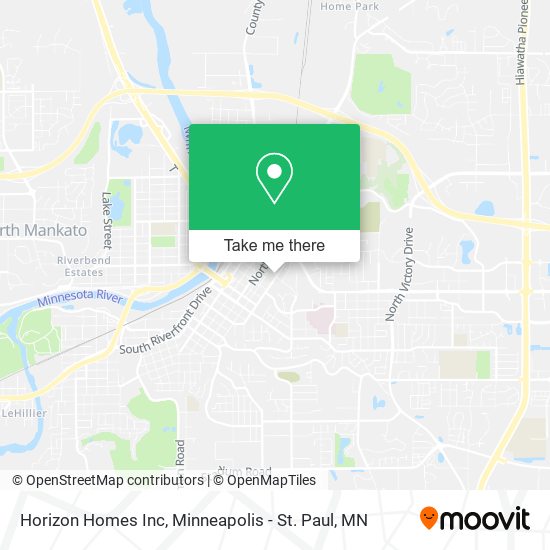 Mapa de Horizon Homes Inc