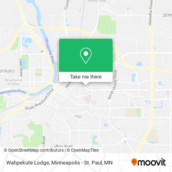 Wahpekute Lodge map