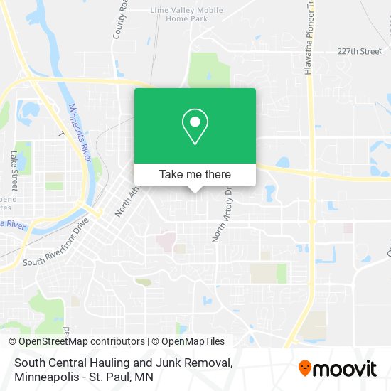 Mapa de South Central Hauling and Junk Removal