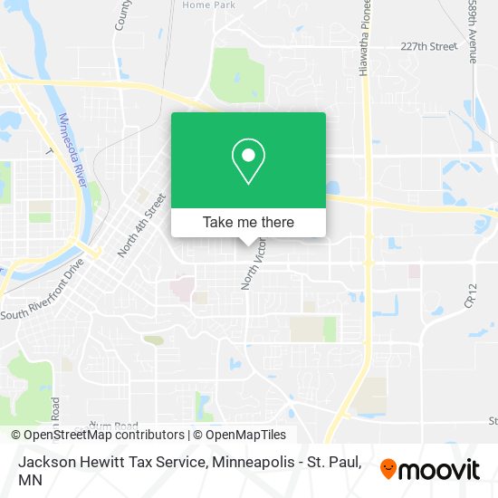 Jackson Hewitt Tax Service map