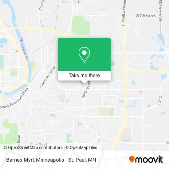 Barnes Myrl map
